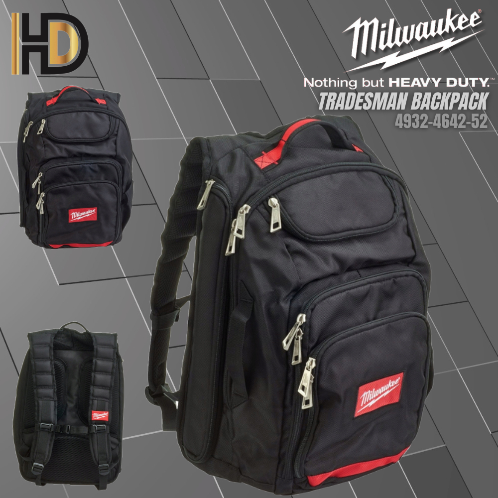 Mochila Milwaukee Tradesman Con 18 Bolsillos 4932-4642-52