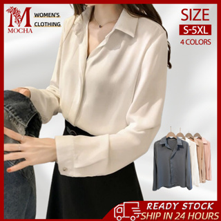 Blusas para mujer, camisa elegante para mujer, blusa de manga larga, Tops  con cinta para mujer, camisas de satén, ropa femenina Lisa OL de seda 2023