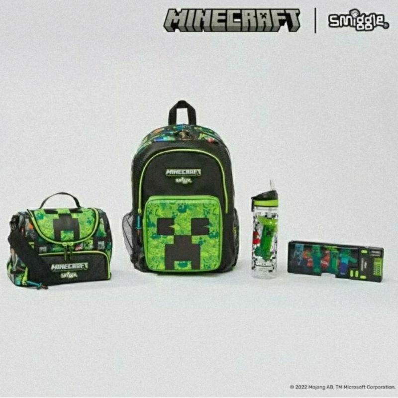 smiggle minecraft/Mochila Para Niños