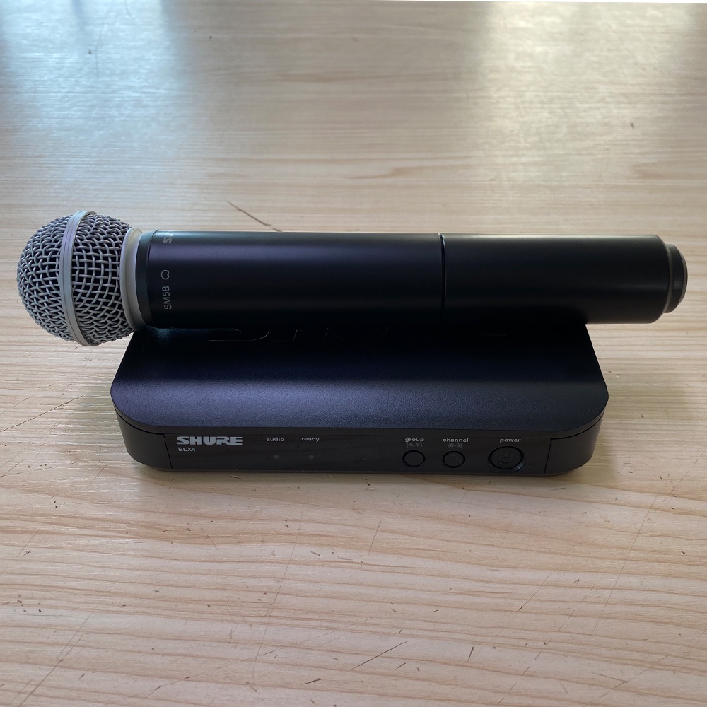Shure BLX4 SM58 Micrófono Inalámbrico 80m Rango De Transmisión