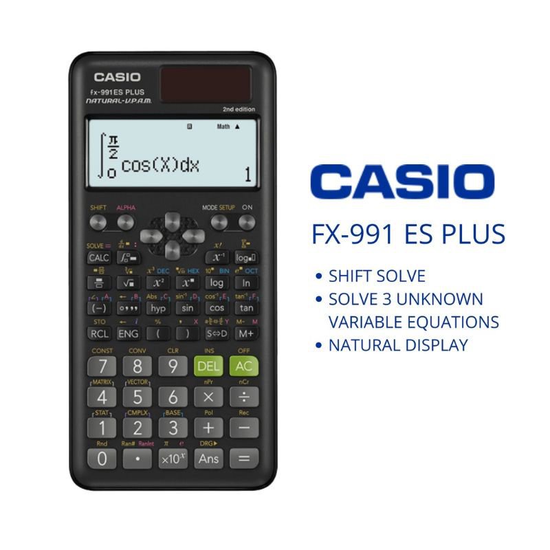 FX-991es plus Nueva Calculadora Casio Función Estudiante Calculadoras ...