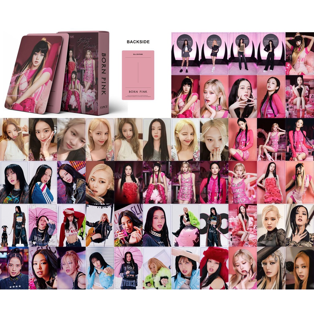 KPOP BLACKPINK JISOO SOLO ME Photocard 2023 Vogue LISA ROSE JENNIE