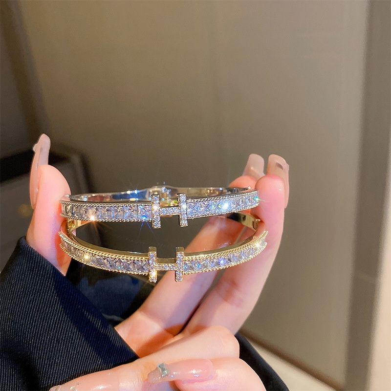 Pulsera Oro 18k Y Circonitas "Cracia" - Joyerías Sánchez