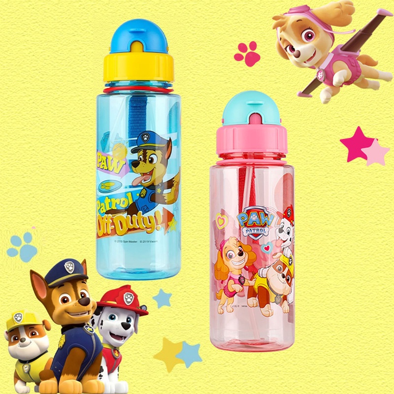 Botella De Agua Para Niños Water Rocket, 320 Ml, De Plástico, Giratoria
