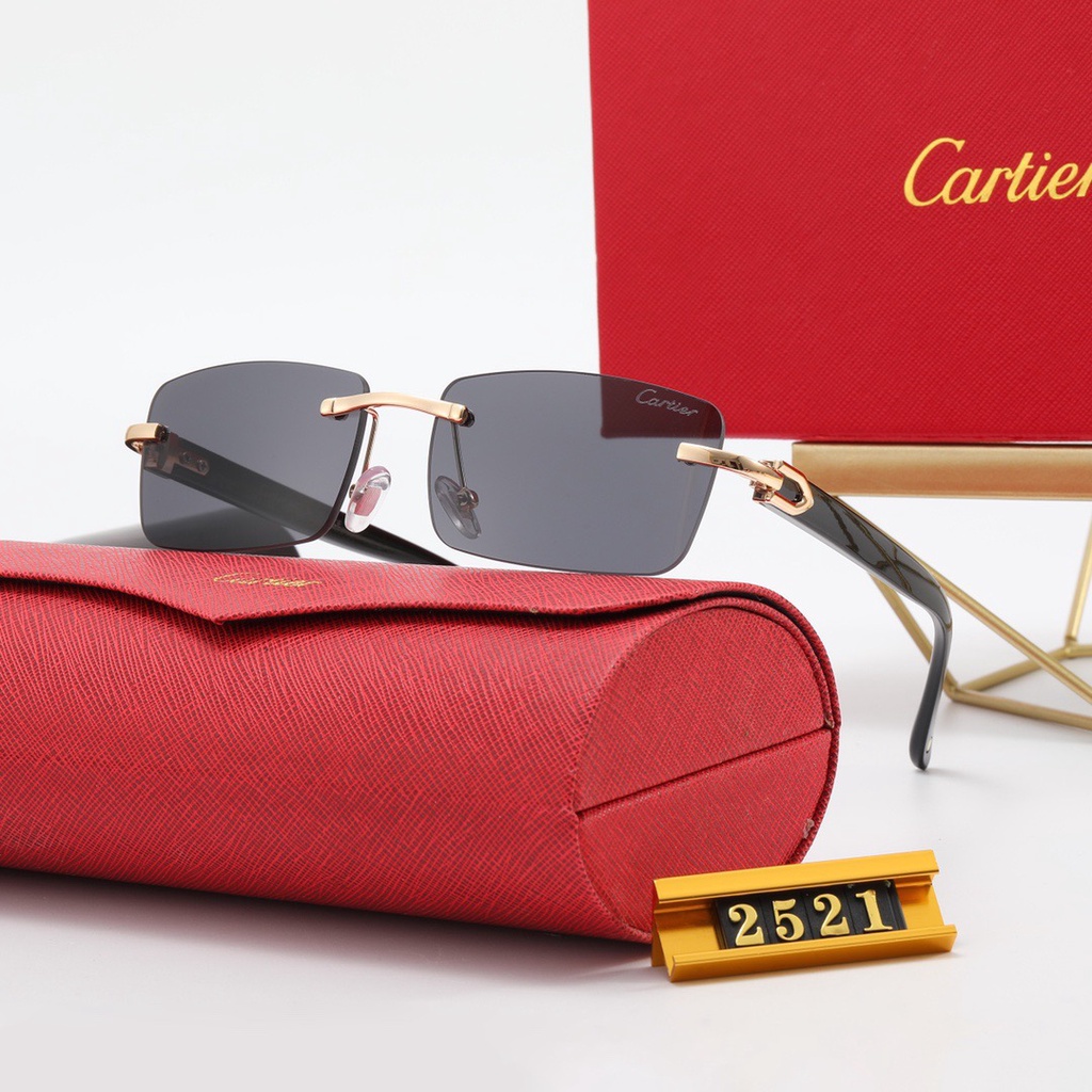 2022 Nueva Moda De Lujo Cartier Gafas De Sol Polarizadas Para