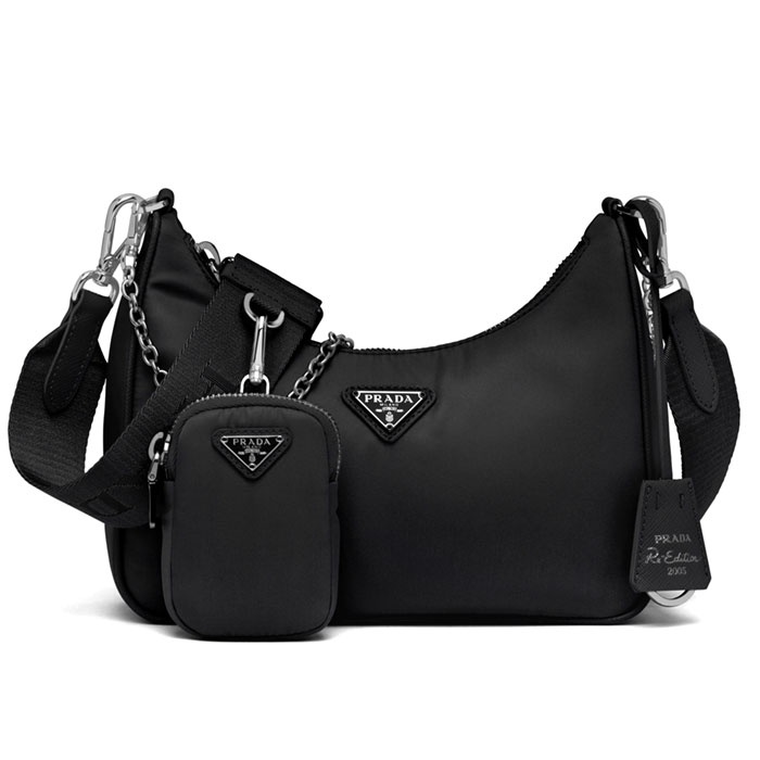 Bolso Bandolera Mujer Cross/Negro Edición Limitada 2022 Prada | Shopee Chile