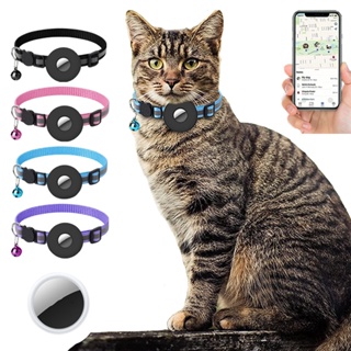 Soporte para collar para Airtag para gato, pequeño soporte para collar de  gato compatible con Apple Airtag GPS Tracker, paquete de 2 fundas