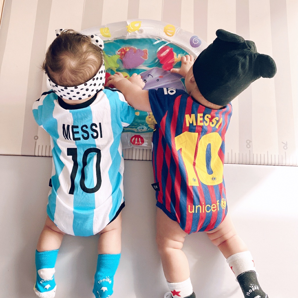 Camiseta De La Copa Del Mundo Para Bebé Hombre De Fútbol Utd Real Madrid  Recién Nacido Mameluco Argentina Brasil Ropa De Traje Messi Ronaldo