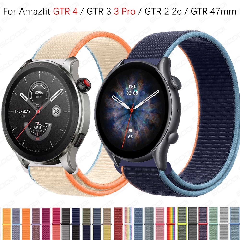 Correas de reloj compatibles con Amazfit GTR 3 Pro/GTR 3/GTR 2/GTR 2e,  Ticwatch Pro 3, Huawei GT 2 Pro, correa ajustable de repuesto de silicona