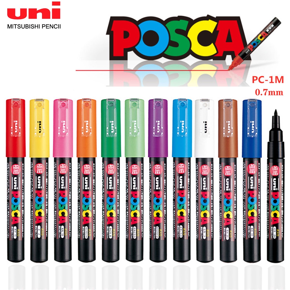 Marcador De Pintura Uni POSCA PC-7m Punta Redonda 5.5-5.5mm