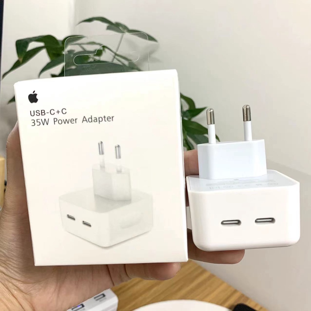 Apple adaptador de escritorio 35W carga rápida con doble puerto USB-C