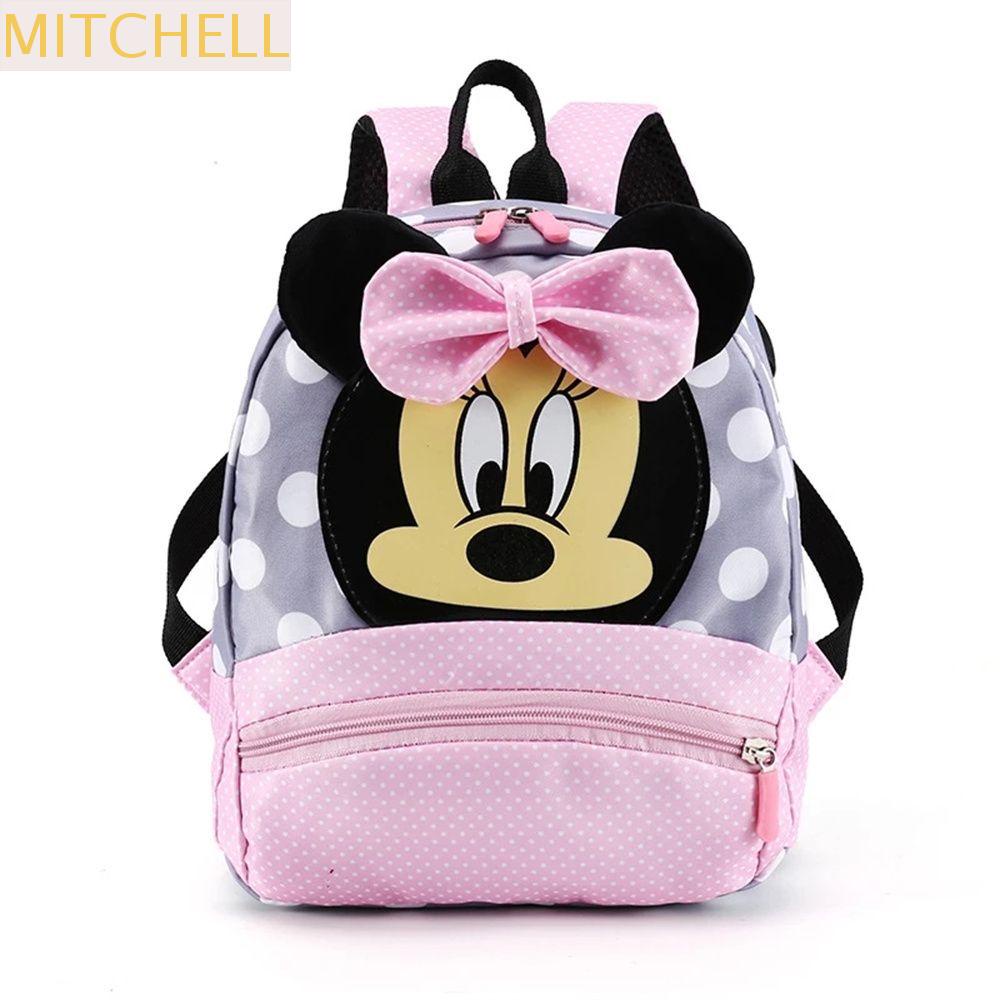 Mochila MITCHELL Anime Juguetes De Cumpleanos Ninos Ninas Minnie Precioso Jardin De Infantes Bolsa Shopee Chile
