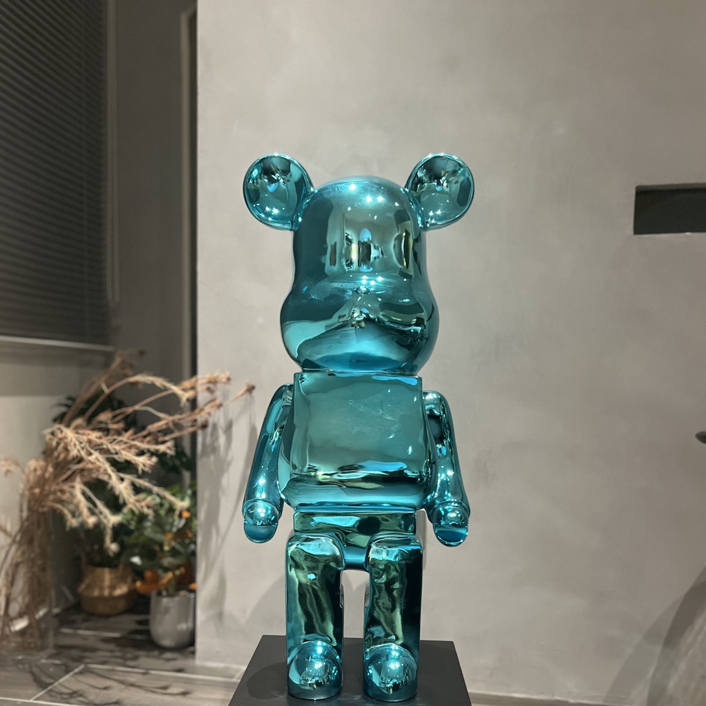 Bearbrick 400% Oso Violento | Figura De Bloques De 28 Cm Decorativa | Edición Limitada Serie Aniversario | Regalo Para Coleccionistas