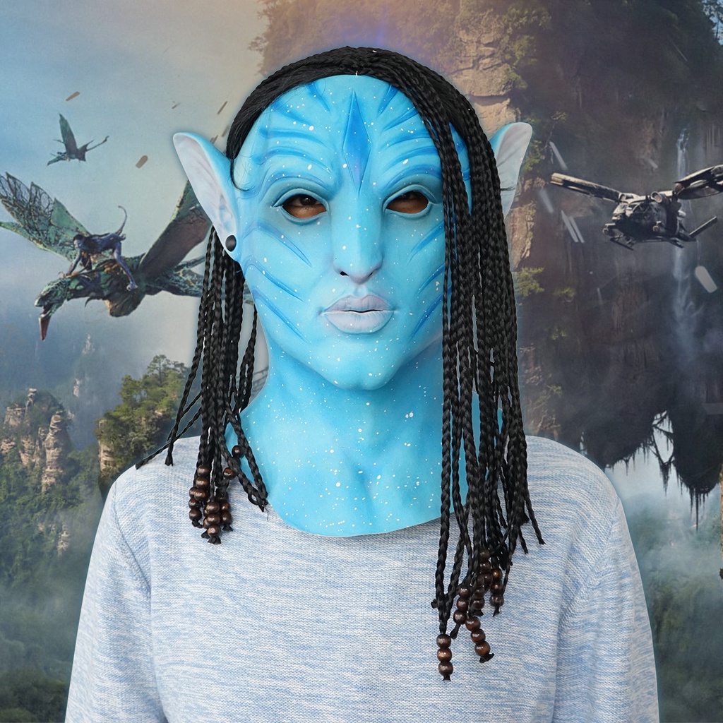 Máscara De Avatar Para Adultos Divertidas Máscaras De Alien Azul Famosa  Película Avatarii Cosplay Látex Cara Completa Casco De Halloween Bar Fiesta  Juego Props | Shopee Chile