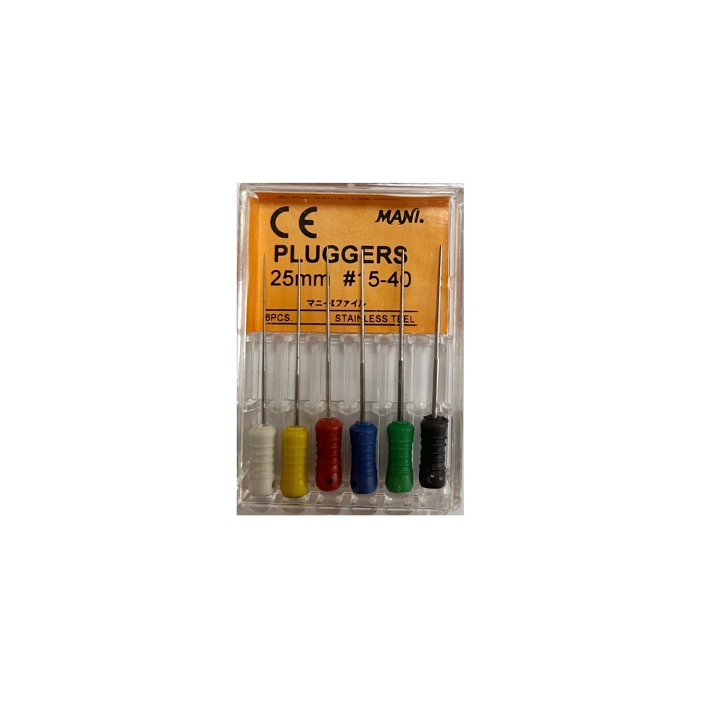 Tapones Dentales De Acero Inoxidable De 25 Mm De Mano Endo Limas De