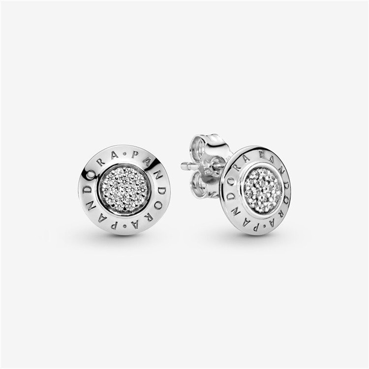 Aretes Cl sicos De Plata 925 Pandora C rculo Shopee Chile