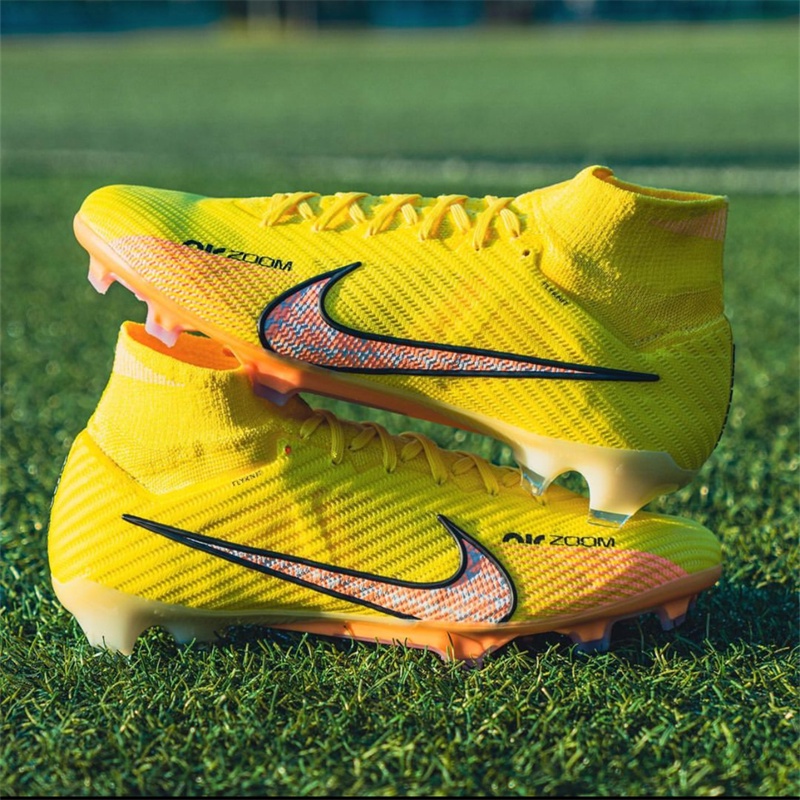 Zapatos De Futbol Mercurial Superfly Viii Elite Fg 15 Para Ninos Al Aire Libre Ligero De Punto Impermeable Bota Shopee Chile