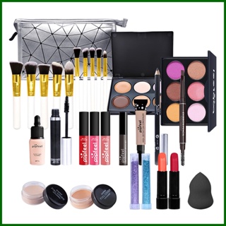 Kit completo de maquillaje todo en uno para mujeres, juegos de regalo de  maquillaje para adolescentes, incluye brocha de maquillaje, paleta de  sombras