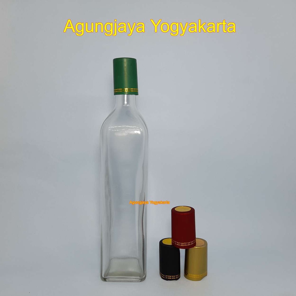 Las botellas de vidrio transparente de 1000ml 1 litro de aceite de