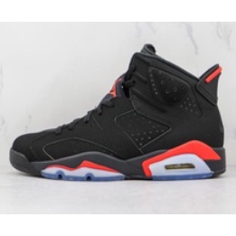 Jordan retro 6 negro con rojo online