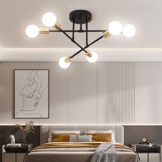 Lámpara colgante de techo, lámpara LED para cocina, estudio, comedor,  dormitorio, candelabros de techo, lámparas colgantes modernas de círculo  negro