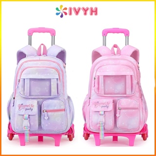 Carrito de mochila – Carrito plegable de aleación de aluminio con ruedas  para mochila (rosa, 2 ruedas)