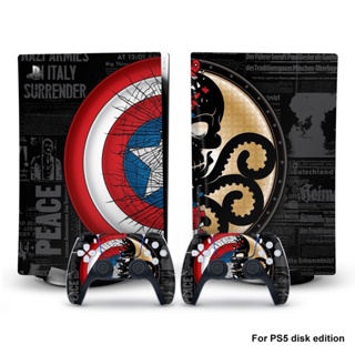 Marvel Spiderman PS5 Disk Edition Sticker De La Piel Cubierta Para  PlayStation 5 Consola + 2 Controlador Accesorios De Juego