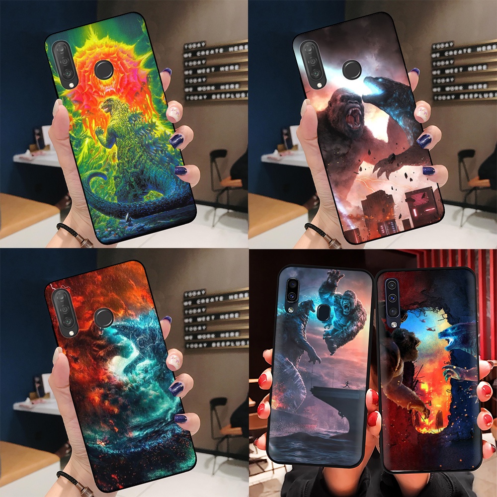 Carcasa Huawei Y6 Y7 Y9 Prime 2019 2018 P Smart Z S Funda De Teléfono 65fbf Godzilla Vs Kong Tpu