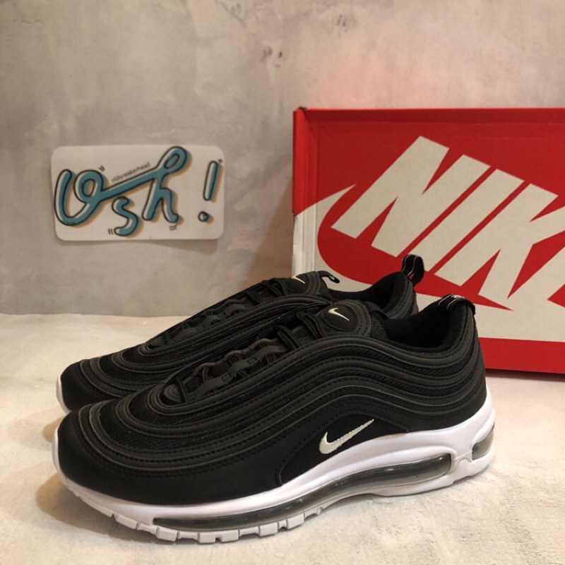 Oferta Especial Nike Air Max 97 Bala Negro Blanco Jogging 3m Hombre Mujer Pareja Reflectante Orca 921826 001