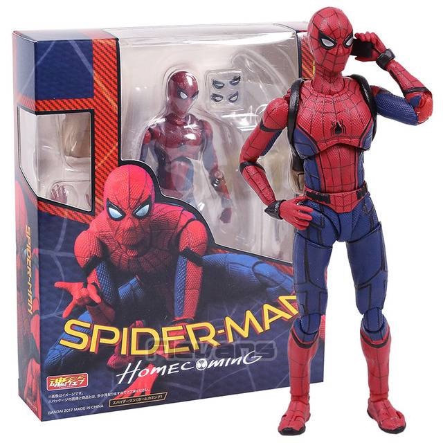 Figura De Accion SpiderMan Articulado 15cm Muneco Spider Man Ps4 Shf Marvel Legends