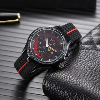 Reloj ferrari negro con rojo online precio