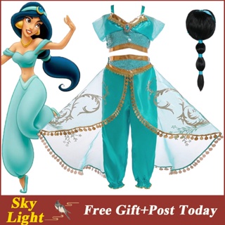 Disfraz de Halloween para mujer, conjunto de baile indio de Bollywood,  trajes de fantasía de princesa, fiesta, Cosplay, Festival, actuación, Top