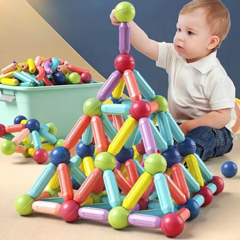 Juguete Bloques Magnéticos de Construcción 45Pcs
