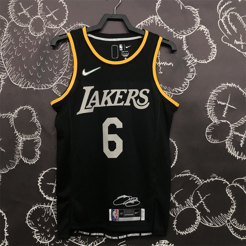 Version Honor MVP LeBron James 6 LBJ Los Angles Lakers Polera Camiseta De Baloncesto Negra Shopee Chile