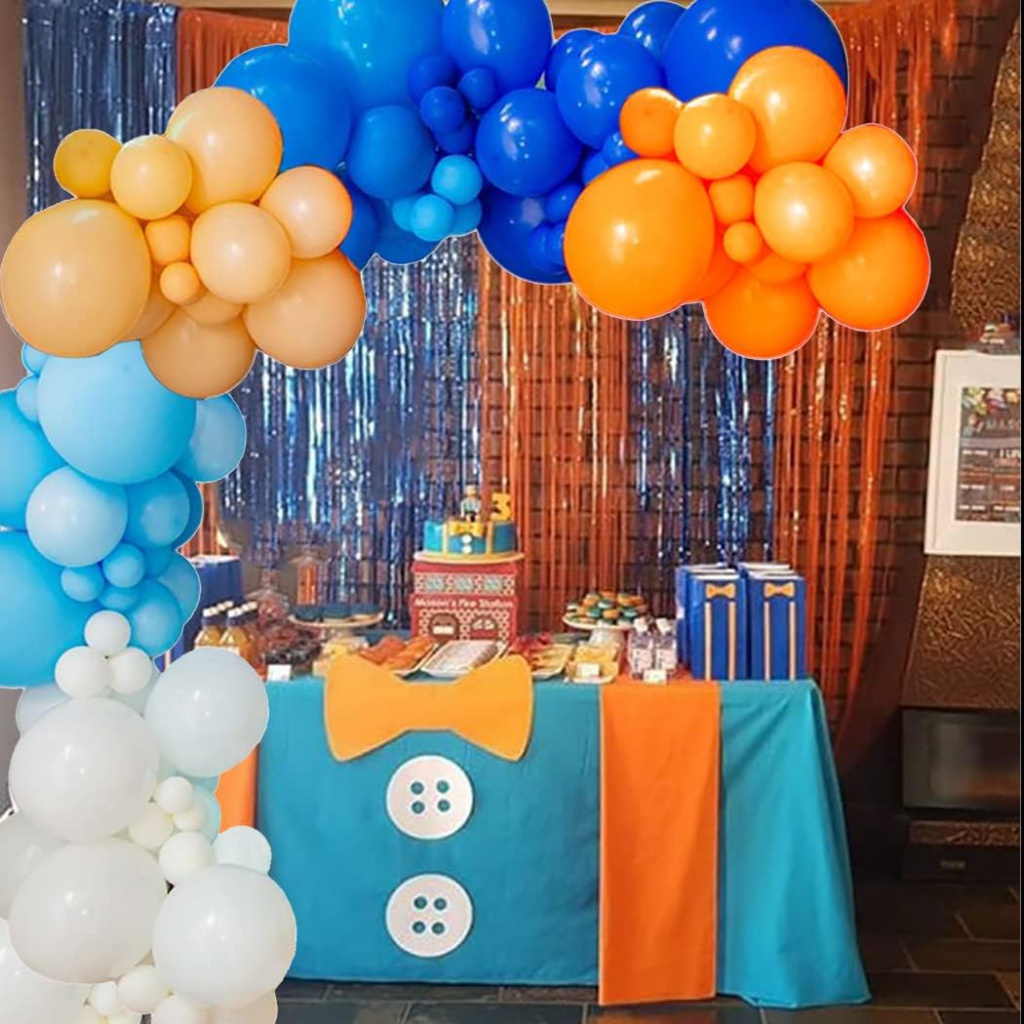 Kit de guirnalda de globos para cumpleaños de 2 años, decoraciones
