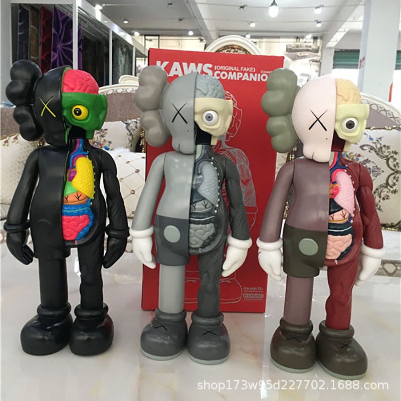 mand Kaws 26,6cm 53,3cm Figura De Muñeca Semianatómica Modelo