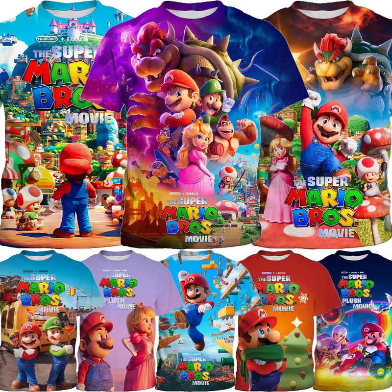 Polera mario bros online niño