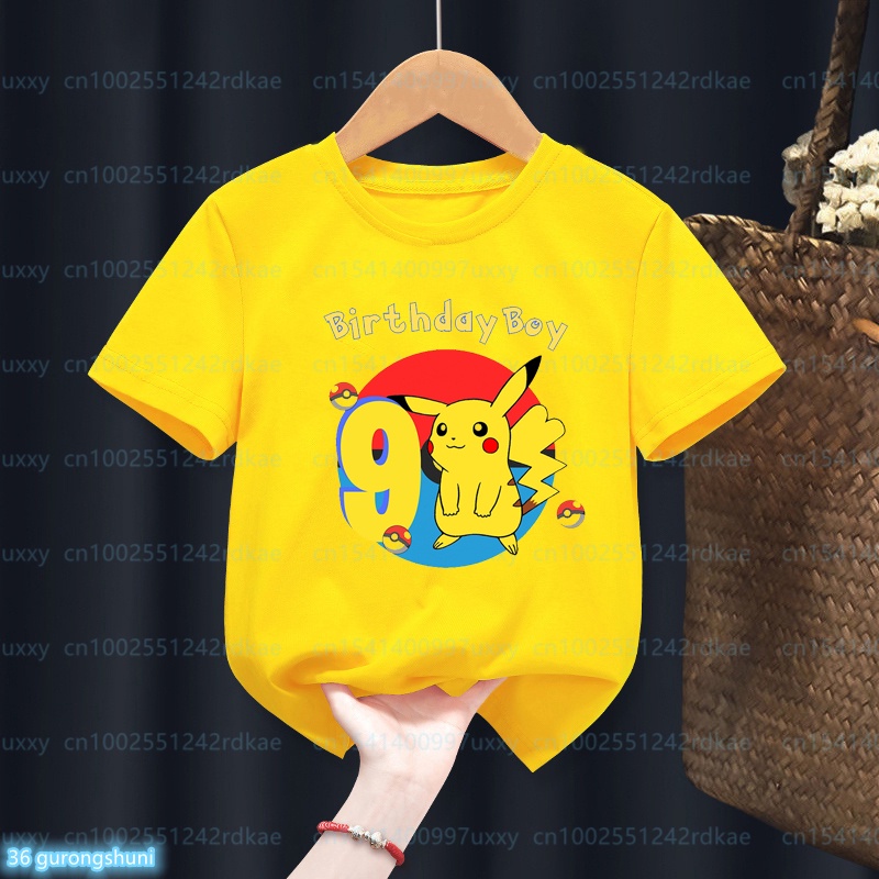 Camisetas de pokemon para niños sale