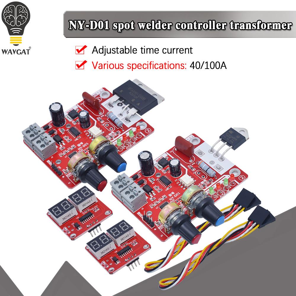 Máquina soldadora Digital por puntos 40A 100A, placa de Control de