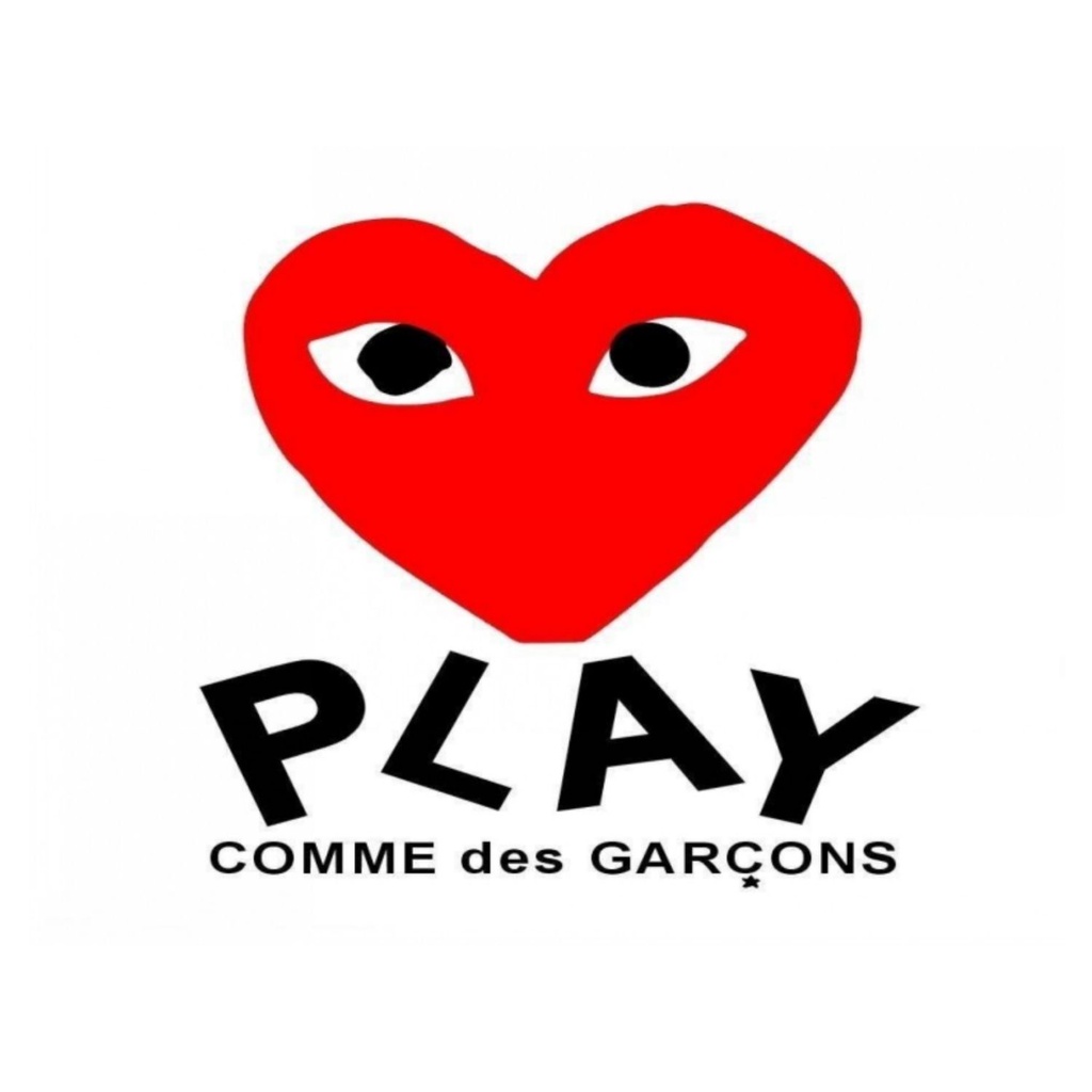 PLAY COMME DES GARCONS REI KAWAKUBO CDG LOVE Polera De Manga Corta Hombres Y Mujeres Pareja Marea De Algodon Shopee Chile