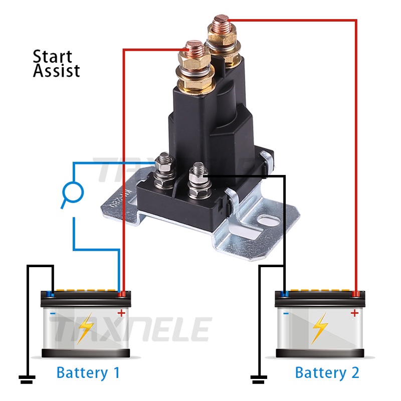 Relè Ad Alta Corrente 12V DC 500A – Interruttore Automatico Per Auto