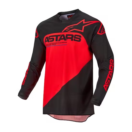  Alpinestars Guante de cuero Supertech para hombre  (negro/blanco/rojo, XXL) : Automotriz