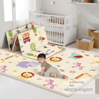 teytoy Alfombra de algodón para bebé, alfombra de gateo súper suave,  superficie de felpa, diseño antideslizante, alfombra de juegos para niños