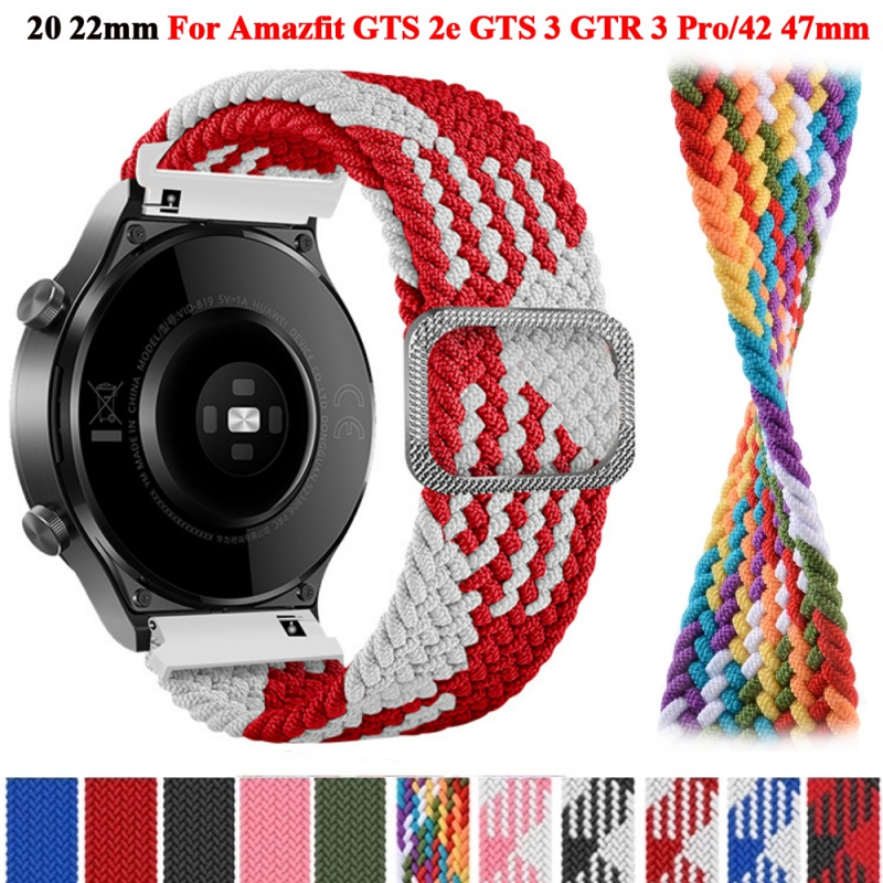 Comprar Correa de silicona de 20mm para Huami Amazfit GTS2 GTS4 Mini,  pulsera magnética para reloj Amazfit Bip U 3 Pro GTS 4 2 2E 3
