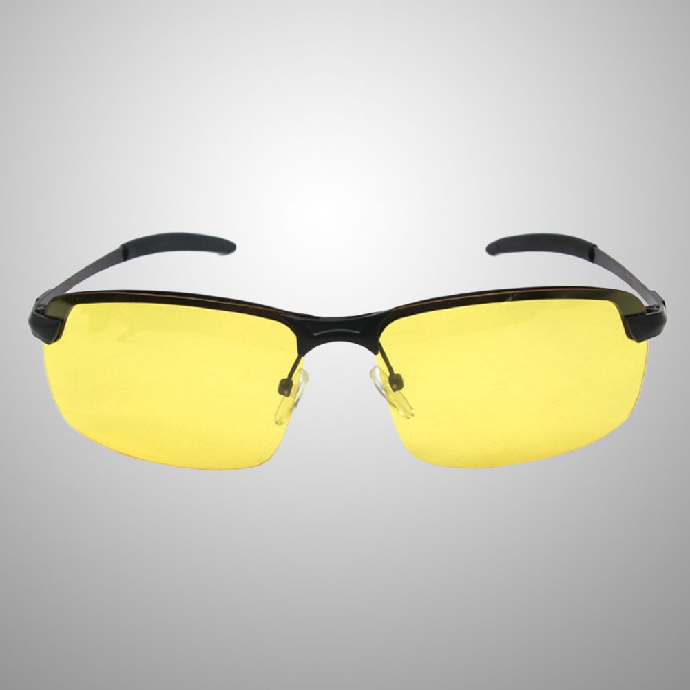Lentes De Sol Polarizadas Para Hombre Gafas De Visión Nocturna Cuadradas 