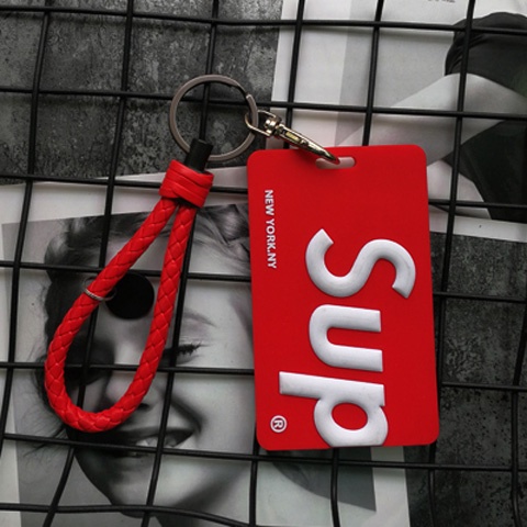 Supreme Lanyard Tarjetero Correa Para El Cuello Estuche Para