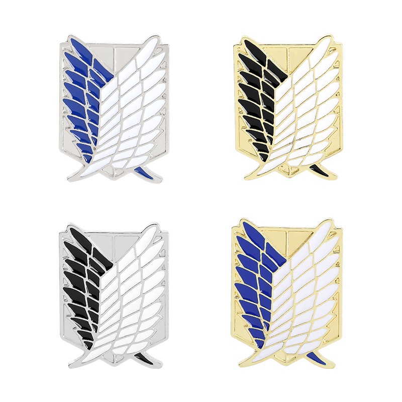 Set De 6 Badges Demon Slayer En Métal - Figurines Anime Broches Pour Cosplay, Collection Ou Décoration De Sac - 9