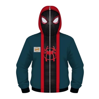Marvel Spider-Man and Venom - Sudadera con capucha con cremallera para niños