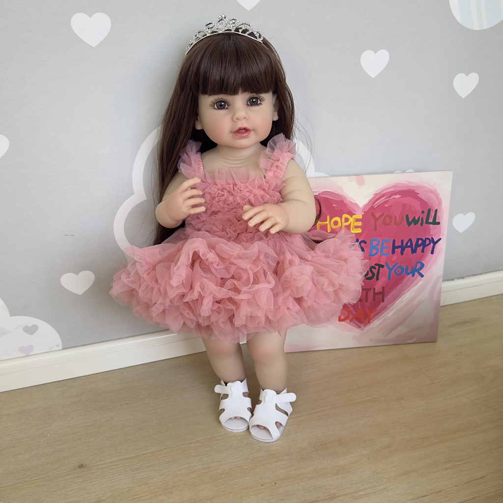 Muñeca Bebé Sirena Reborn De 30 Cm De Vinilo Y Silicona, Pelo Rubio Enraizado A Mano, Cuerpo Articulado Y Realista, Regalo De Cumpleaños Y Navidad Para Niños Y Coleccionistas