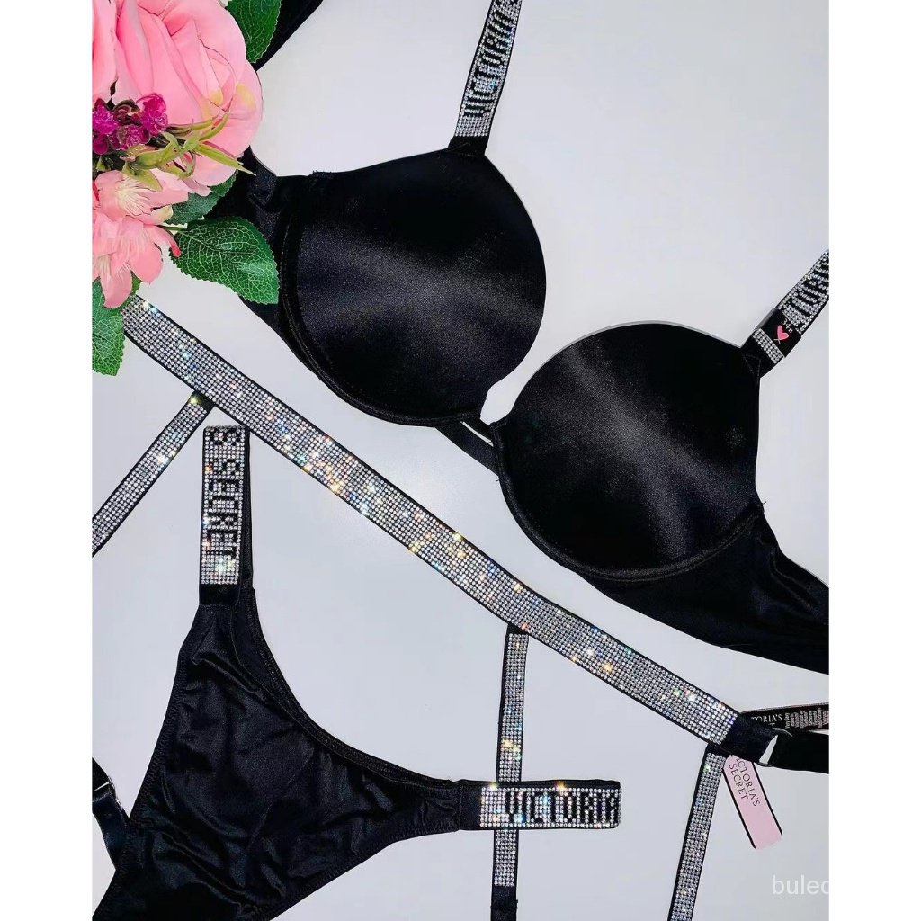 Victoria secret top New Letter Print push up Sujetador Conjuntos Para  Mujer/lingerie V SDR4 Liguero Cinturón 6OTD